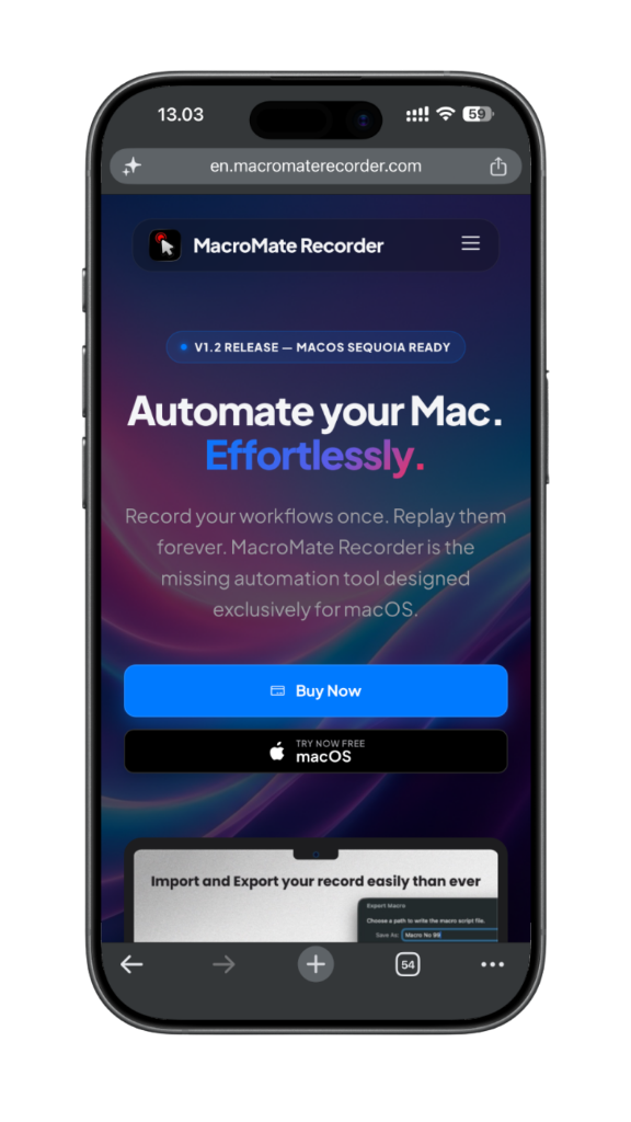 MacroMate Web Site